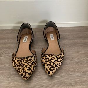 Steve Madden leopard print pointed toe flats